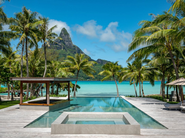 Unique Luxury Villa for Sale on Bora Bora Island with Stunning Sea View